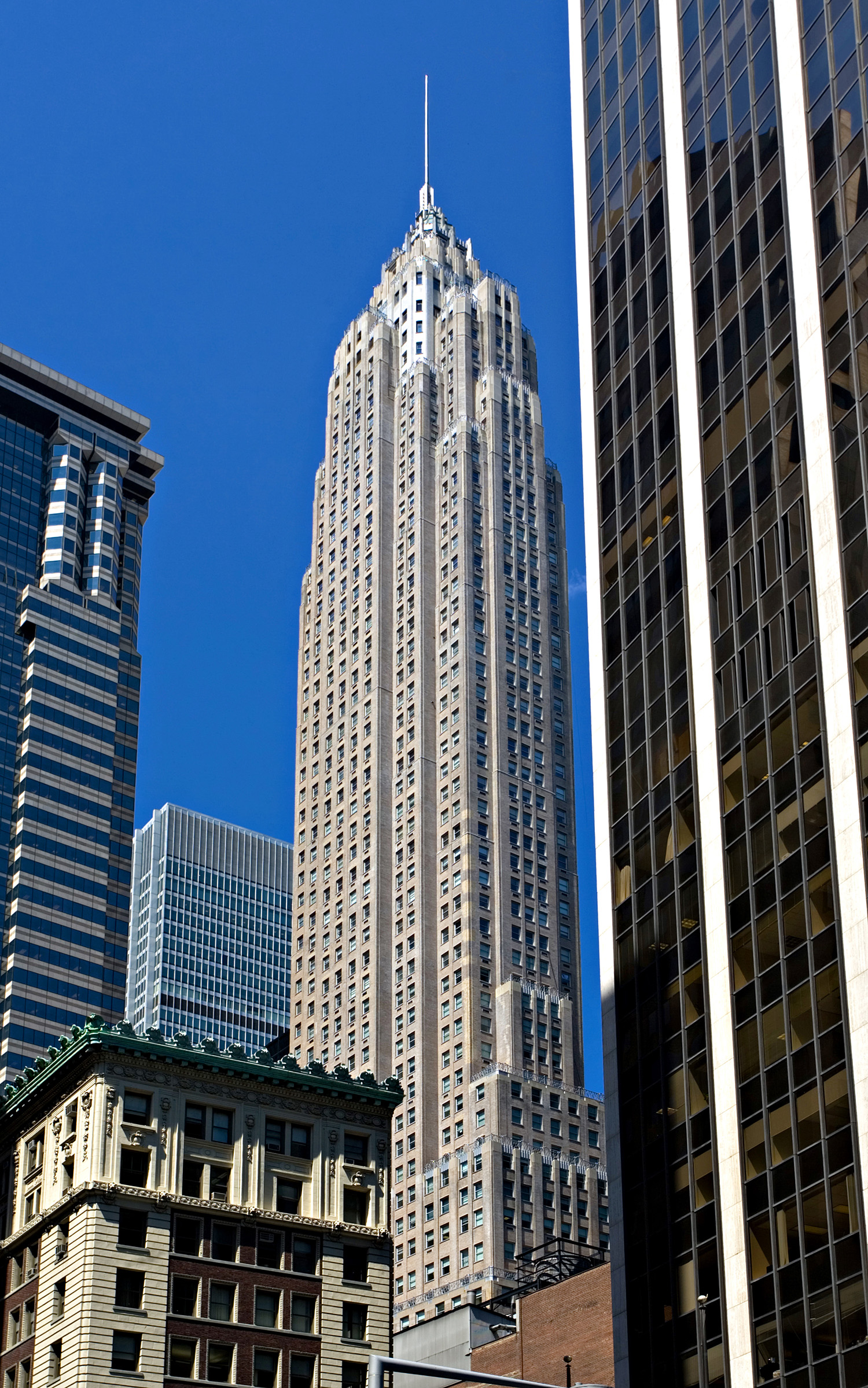 American International Building, New York City - View from Wall Street. © Mathias Beinling